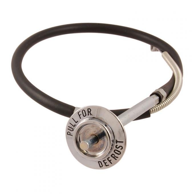 Dennis Carpenter Heater Air Control Bezel and Cable - 1968-72 Ford Bronco C8TZ-18552-A