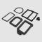 Detroit Muscle Technologies Ford 80-86 Pickup Truck F150 F250 Bronco AC Heater Box Rebuild Seal Kit FORD-TRK8086HB10