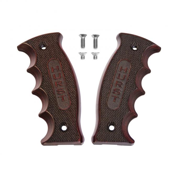 Hurst Replacement Pistol Grip Side Grip Plates in Rosewood 1539000