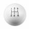 Hurst Shift Knob, 5-Speed Pattern, White 1630014
