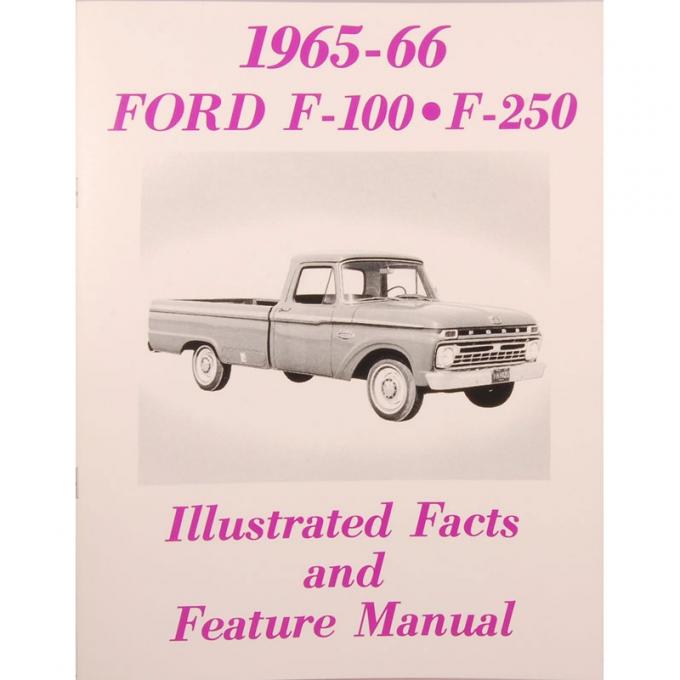 Dennis Carpenter Illustrated Facts And Features Truck - 1965-66 Ford Truck     MP-0272