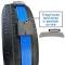 Race Ramps 2 x 10 Tire Block Strap Pack with Twisted Snap Hook Ends - Red 513000