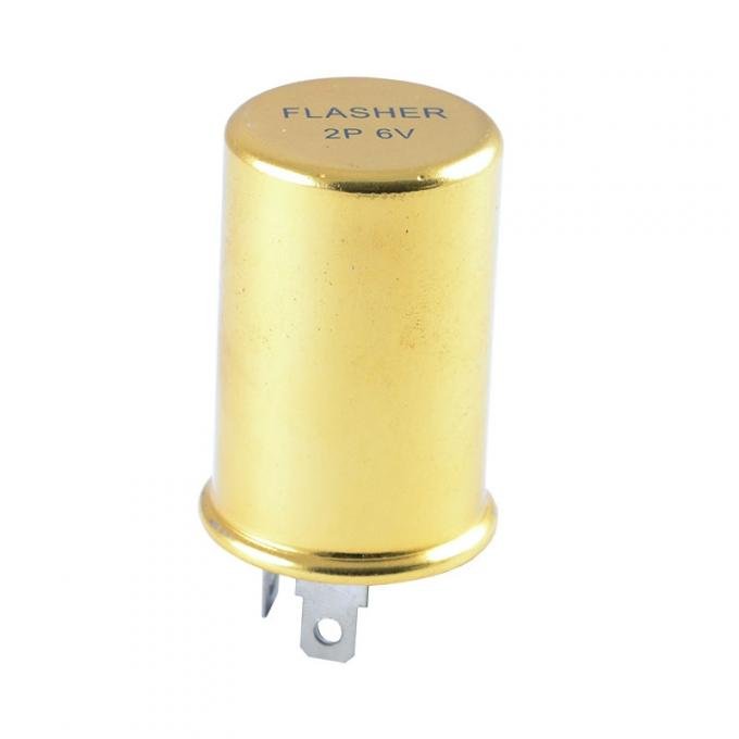Dennis Carpenter Turn Signal Flasher 6V - 2 Prong - 1953-55 Ford Truck, 1953-55 Ford Car B3A-13350-A