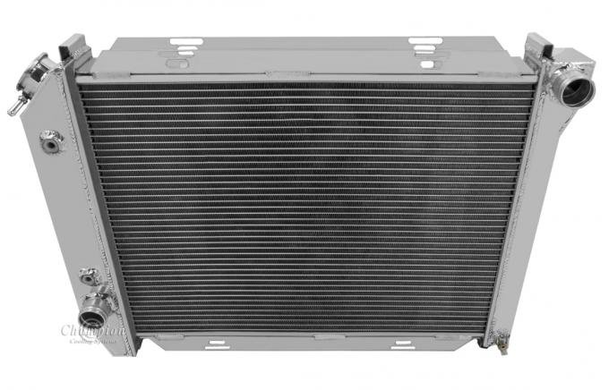 Champion Cooling 2 Row All Aluminum Radiator Made With Aircraft Grade Aluminum EC385