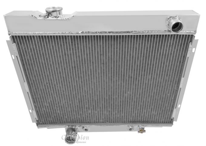 Champion Cooling 4 Row All Aluminum Radiator Made With Aircraft Grade Aluminum MC2379