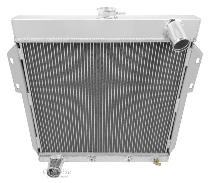 Champion Cooling 1955-1957 Ford Thunderbird 3 Row All Aluminum Radiator Made With Aircraft Grade Aluminum CC5557