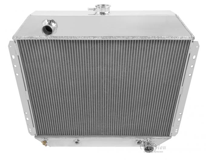 Champion Cooling 4 Row All Aluminum Radiator Made With Aircraft Grade Aluminum MC833