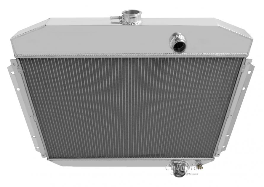 Three Row Radiator Champion Cooling 3 Row All Aluminum Radiator Made With Aircraft Grade ...