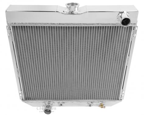 Champion Cooling 2 Row All Aluminum Radiator Made With Aircraft Grade Aluminum EC339