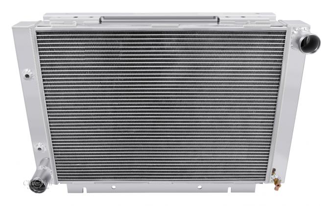 Champion Cooling 1960-1963 Ford Galaxie 4 Row All Aluminum Radiator Made With Aircraft Grade Aluminum MC6063