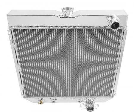 Champion Cooling 2 Row with 1" Tubes All Aluminum Radiator Made With Aircraft Grade Aluminum AE340