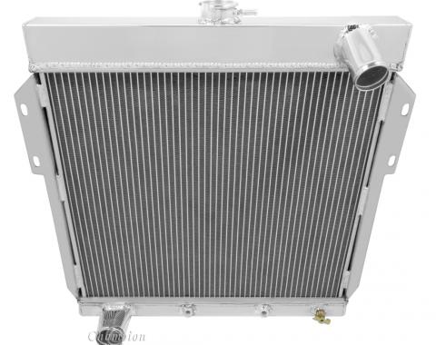 Champion Cooling 1955-1957 Ford Thunderbird 3 Row All Aluminum Radiator Made With Aircraft Grade Aluminum CC5557