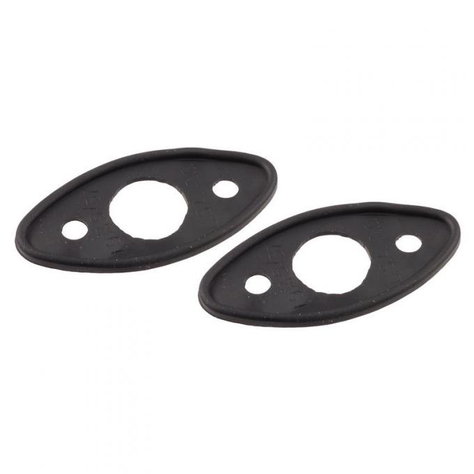 Dennis Carpenter Outside Door Handle Pads - 1937-47 Ford Truck, 1935-37 Ford Car 48-7022428
