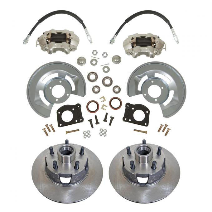 Ford Front Wheel Drum-to-Disc Brake Conversion Kit, 1964-1969