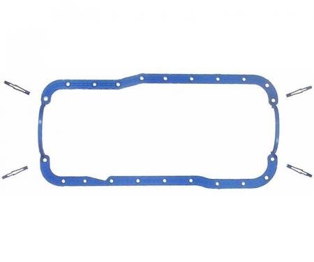 Ford Oil Pan Gasket, One Piece Rubber with Steel Core, for 5.0L Engines