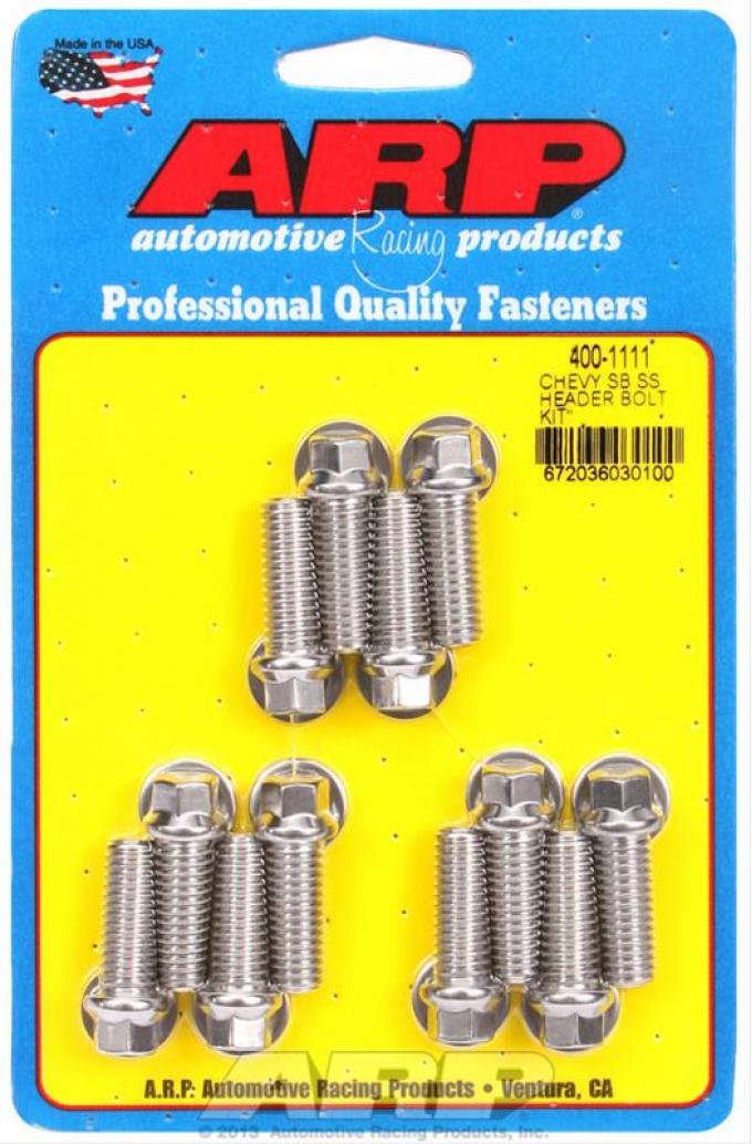ARP Stainless Steel Header Bolts 400-1111