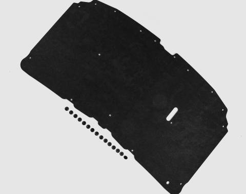 Detroit Muscle Technologies Ford F250 F350 Super Duty 1999-2007 Pickup Truck Excursion Hood Insulation Pad with ROUND OEM Style Clips FORD-F259907HP01