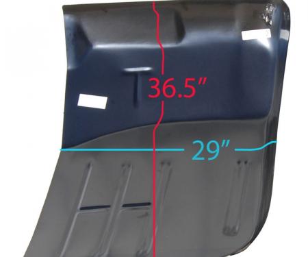 Dennis Carpenter Front Floor Pan - LH - 1965-79 Ford Truck, 1978-79 Ford Bronco C7TZ-1011135-L