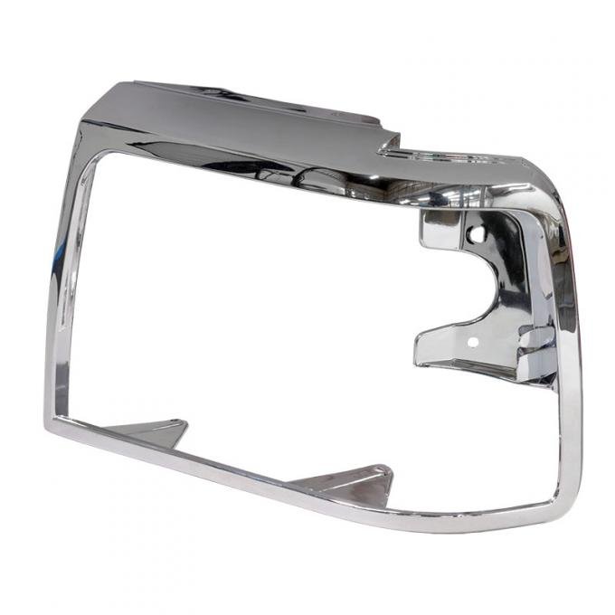 Dennis Carpenter Headlight Door - Left - Chrome - 1992-96 Ford Truck, 1992-96 Ford Bronco F2TZ-13064-DX