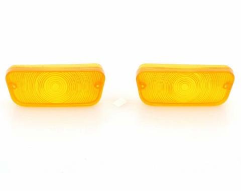 AMD Park Lamp Lens, Amber, Pair, 67-69 Ford Truck X135-4567-P