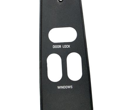 Daniel Carpenter 1987-93 Coupe & H/B Window & Door Switch Plate LH F1ZZ-14527-A