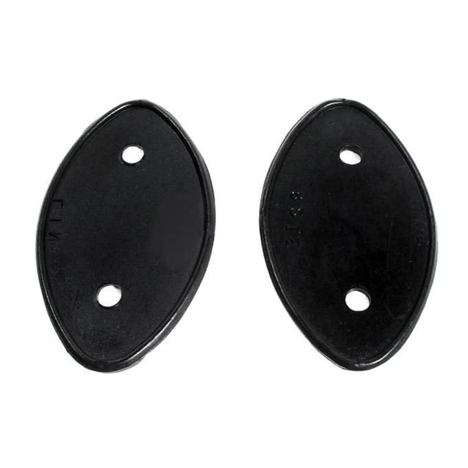 Metro Moulded Parts 1937 Lincoln Model K Tail-Light Pads. 3" Wide X 5-1/8" Long. Pair MP 821-E