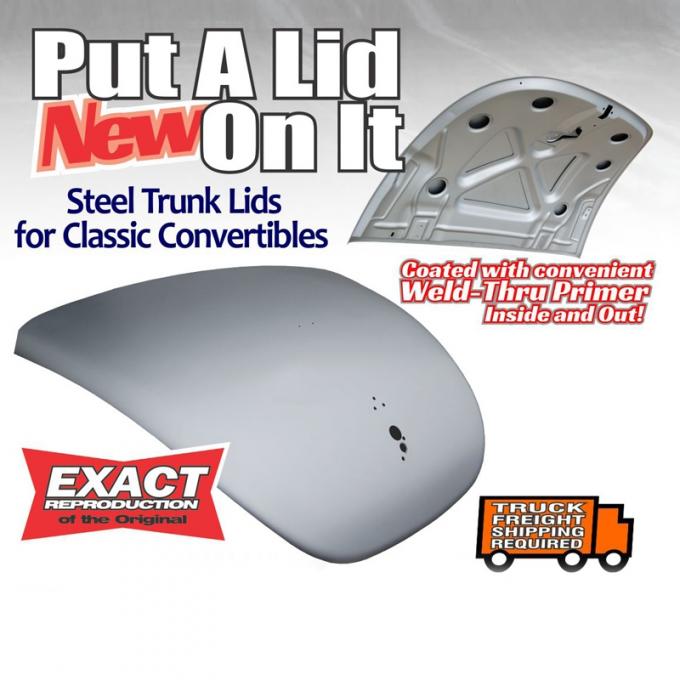 Dennis Carpenter Trunk Lid - Convertible - 1939-40 Ford Car 01A-7640110