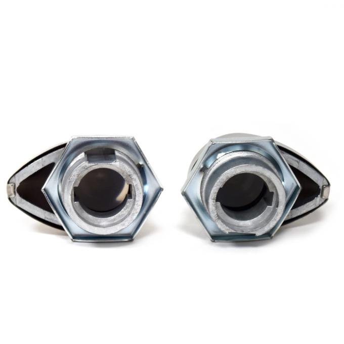 ACP License Plate Light Assembly Chrome Pair FL-BL001