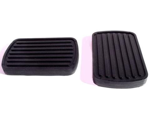 Metro Moulded Parts 1949-1951 Mercury Clutch and Brake Pedal Pads. 2-1/2" Wide X 4" Long. Pair CB 90
