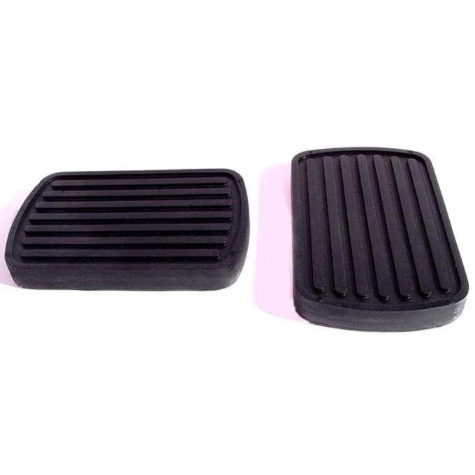 Metro Moulded Parts 1949-1951 Mercury Clutch and Brake Pedal Pads. 2-1/2" Wide X 4" Long. Pair CB 90
