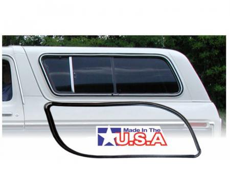 Dennis Carpenter Quarter Window Seals - 1 Pair - Sliding Glass - 1978-79 Ford Bronco D8TZ-9829904-APR