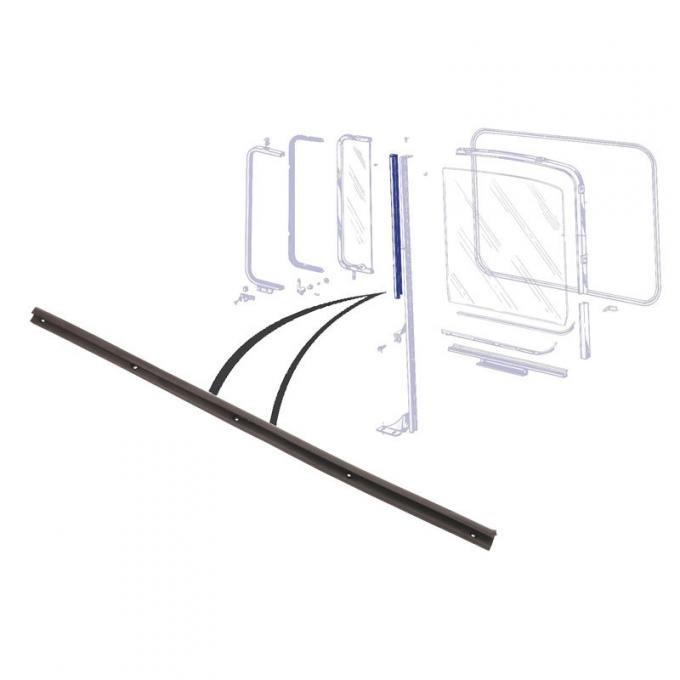 Dennis Carpenter Back Edge of Vent Window Seals - 1956 Ford Truck B6C-8121450-PR