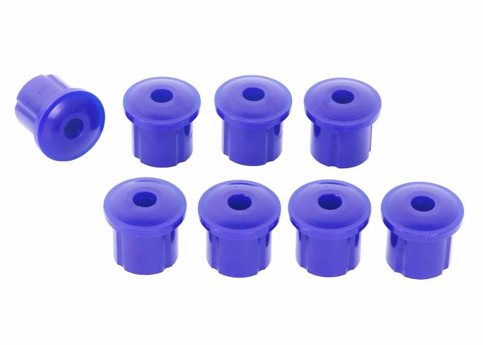 SuperPro 1965-1973 Ford Mustang Leaf Spring Rear Eye and Shackle Bushing Kit SPF0821K