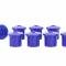SuperPro 1965-1973 Ford Mustang Leaf Spring Rear Eye and Shackle Bushing Kit SPF0821K