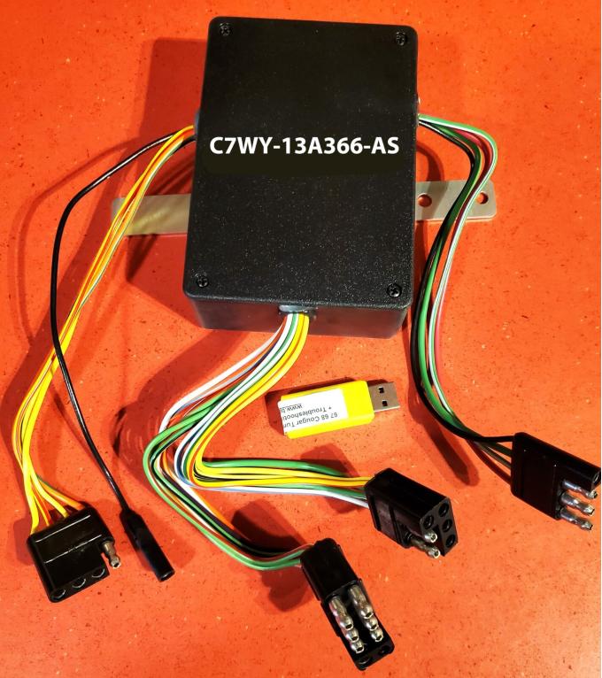 Sequential Turn Signal System 1967 Cougar (before 1/3/67, with stop lamp relay)