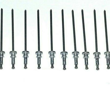 Window Trim Clip Stud Rivet Set, Aluminum