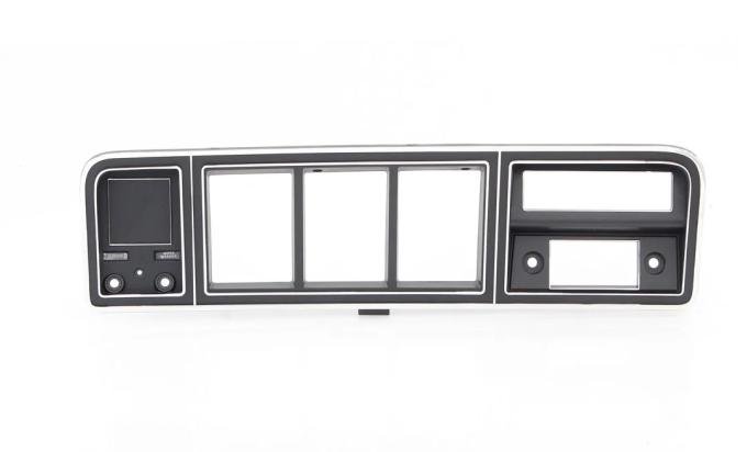 AMD Dash Bezel, Black, w/o AC, 73-79 Ford F100 F150 F250 F350 Truck, 78-79 Bronco 460-4573-B
