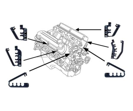 Daniel Carpenter 1986-93 V8 Spark Plug Wire Holder Set E6ZZ-12297-SET