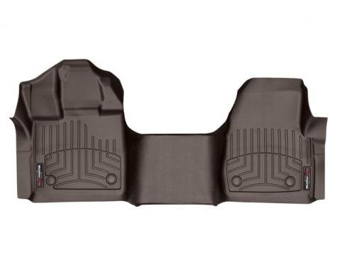Weathertech 476981, Floor Liner, DigitalFit (R), Molded Fit, Raised Channels With A Lower Reservoir, Cocoa, High-Density Tri-Extruded Material, 1 Piece Over the Hump