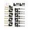 Taylor Cable Universal 10.4mm 409 Series Spark Plug Wire Set, 8 Cylinders, 90&deg; Spark Plug Boot Angle, Black 79051