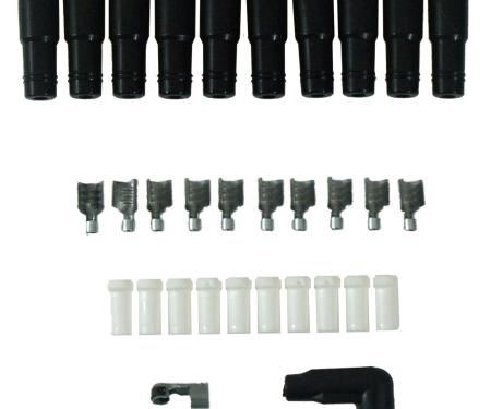 Taylor Cable 180&deg; LS Coil/Optispark/Vortec Boots with Terminals 46052