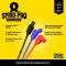 Taylor Cable 1975-86 GM Big Block/Ford 385-Series V8 8mm Spiro-Pro Spark Plug Wire Set, Blue, 135&deg; Spark Plug Boot Angle 74663
