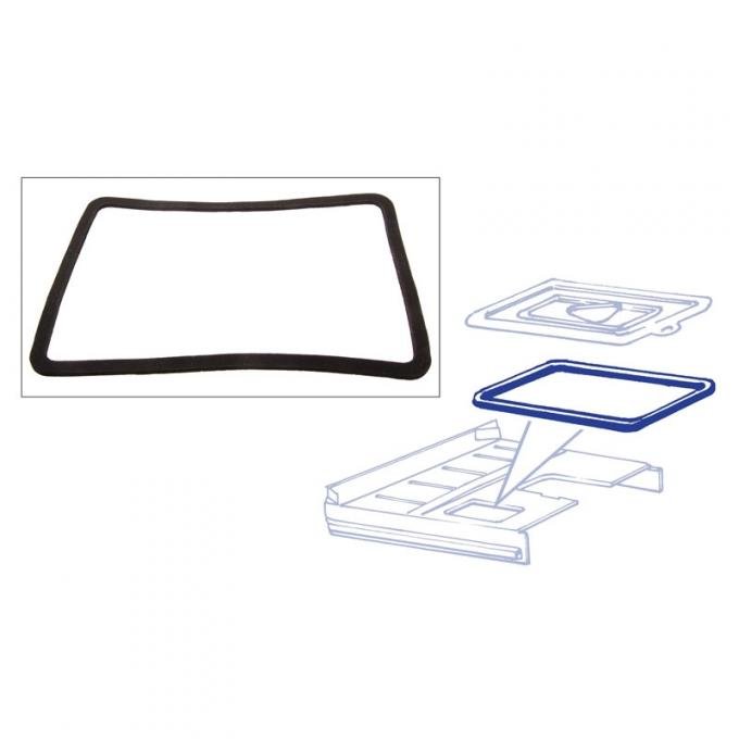 Dennis Carpenter Battery Hole Cover Seal - 1953-55 Ford Truck     BAAA-8101645-B