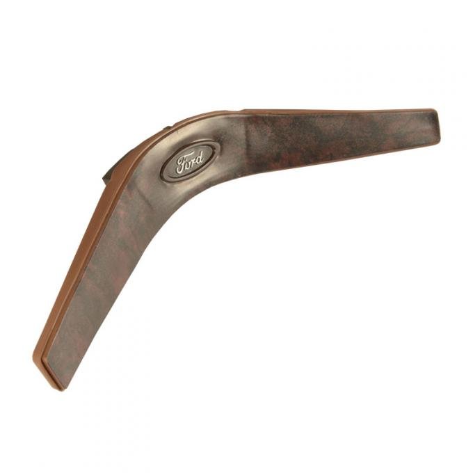 Dennis Carpenter Horn Bar Pad and Switch - Walnut - 1970-77 Ford Truck, 1975-77 Ford Bronco D3TZ-13A805-B