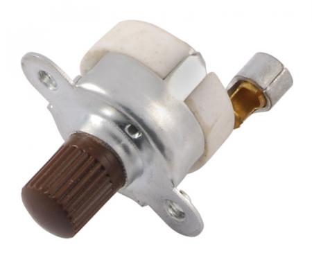 Dennis Carpenter Dash Light Dimmer Switch - Chocolate - 1946 Ford Car   51A-13740-A