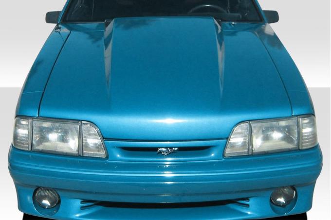 Extreme Dimensions 1987-1993 Ford Mustang Duraflex Cowl Hood 114653