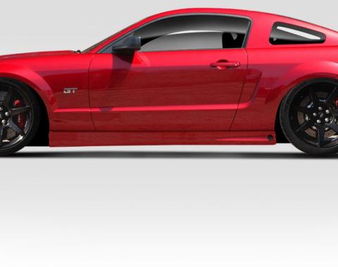 Extreme Dimensions 2005-2009 Ford Mustang Duraflex Blits Side Skirts 114655
