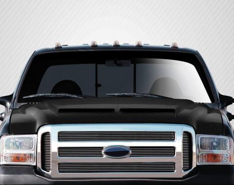Extreme Dimensions 1999-2007 Ford Super Duty Carbon Creations CVX Carbon Fiber Hood 112328