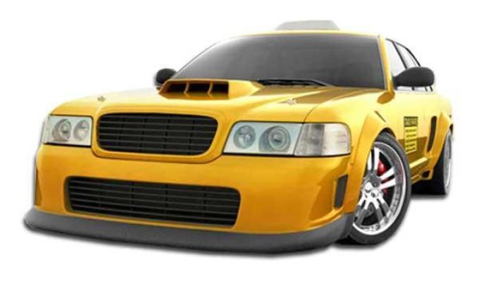 Extreme Dimensions 1998-2007 Ford Crown Victoria Duraflex GT Concept Front Bumper 103532