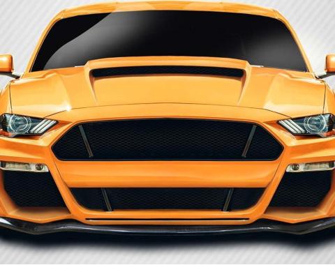 Extreme Dimensions 2018-2023 Ford Mustang Carbon Creations Grid Carbon Fiber Front Lip 115002